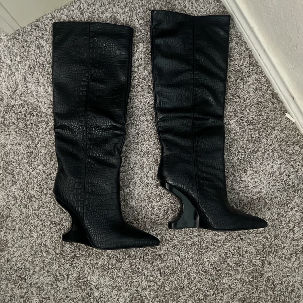 Knee high boots